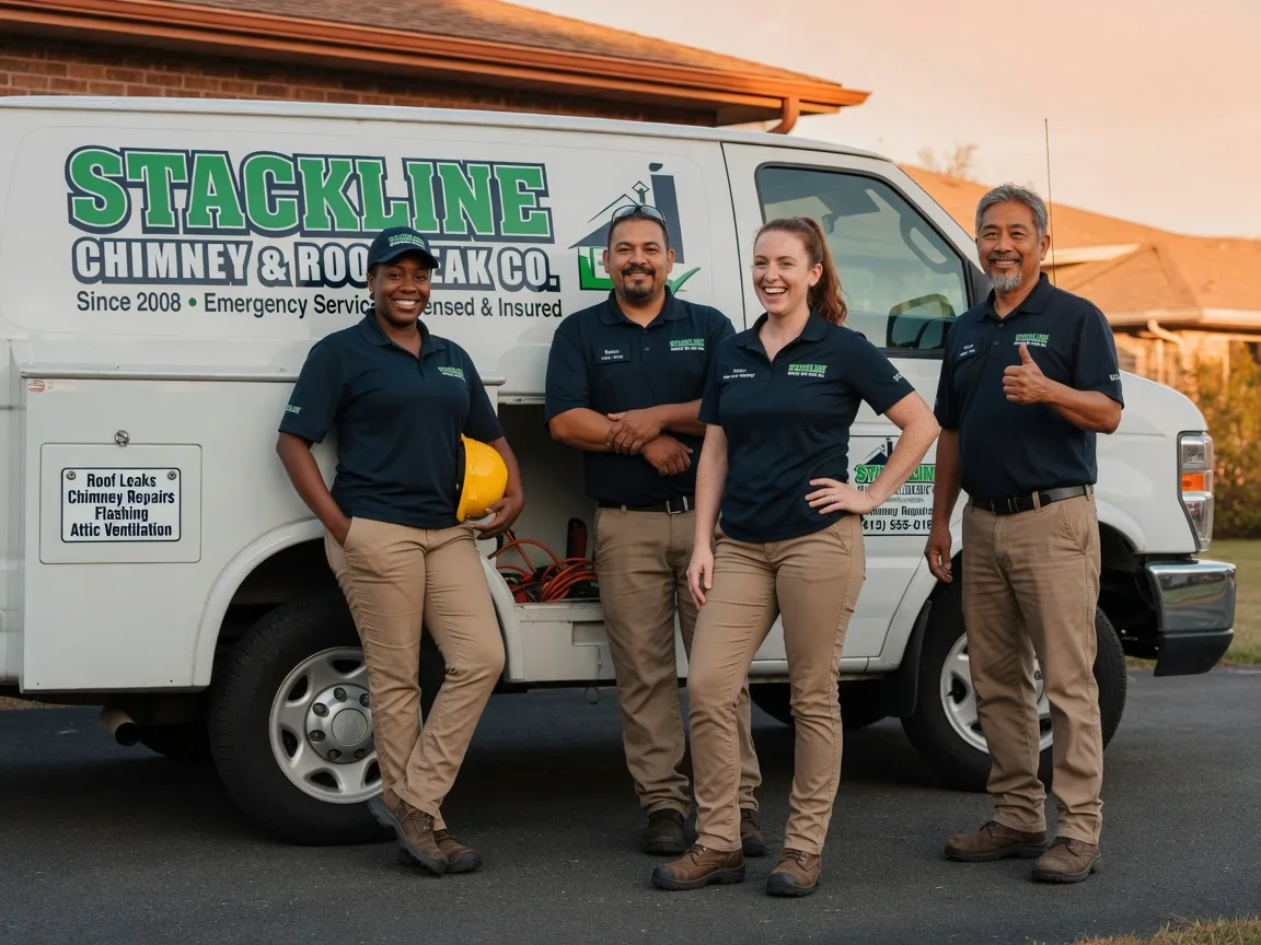Chimney flashing repair company in Herron, MI